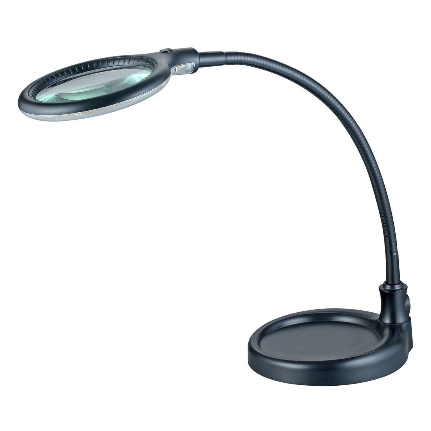 Lampe à pince LED Lumeno 680X en noir avec col de cygne flexible