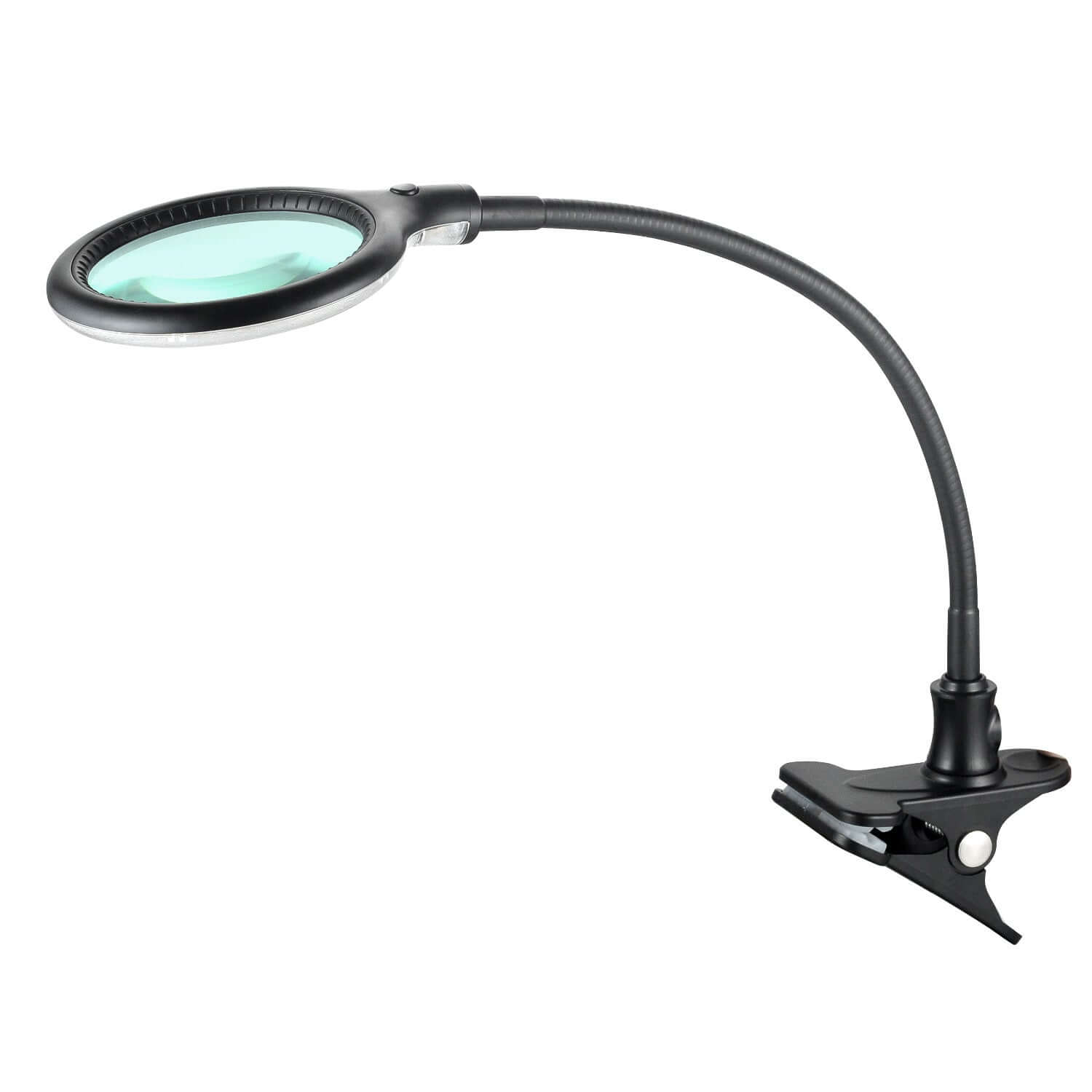 Lampe à pince LED Lumeno 6803 en noir, vue d'ensemble