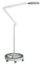 Lampe-loupe Lumeno 721X sur statif roulant à roulettes, vue d'ensemble