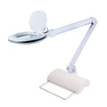 Lampe-loupe Lumeno 8615 avec anneau en caoutchouc sur pied de table 6180