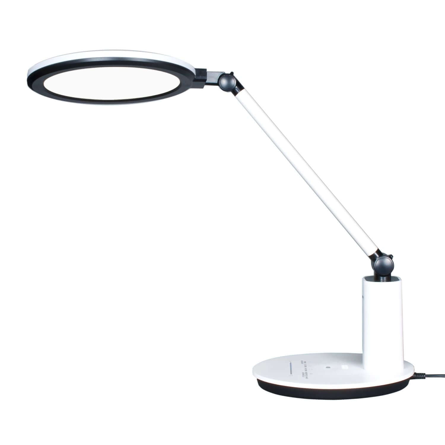 Lampada da tavolo LED Lumeno non abbagliante con testa tonda, vista d'insieme